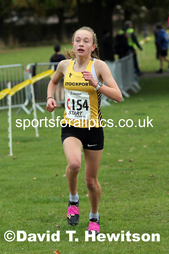 Girls under-15s Northern Cross Country Relays, Graves Park, Sheffield. Photo: David T. Hewitson/Sports for All Pics